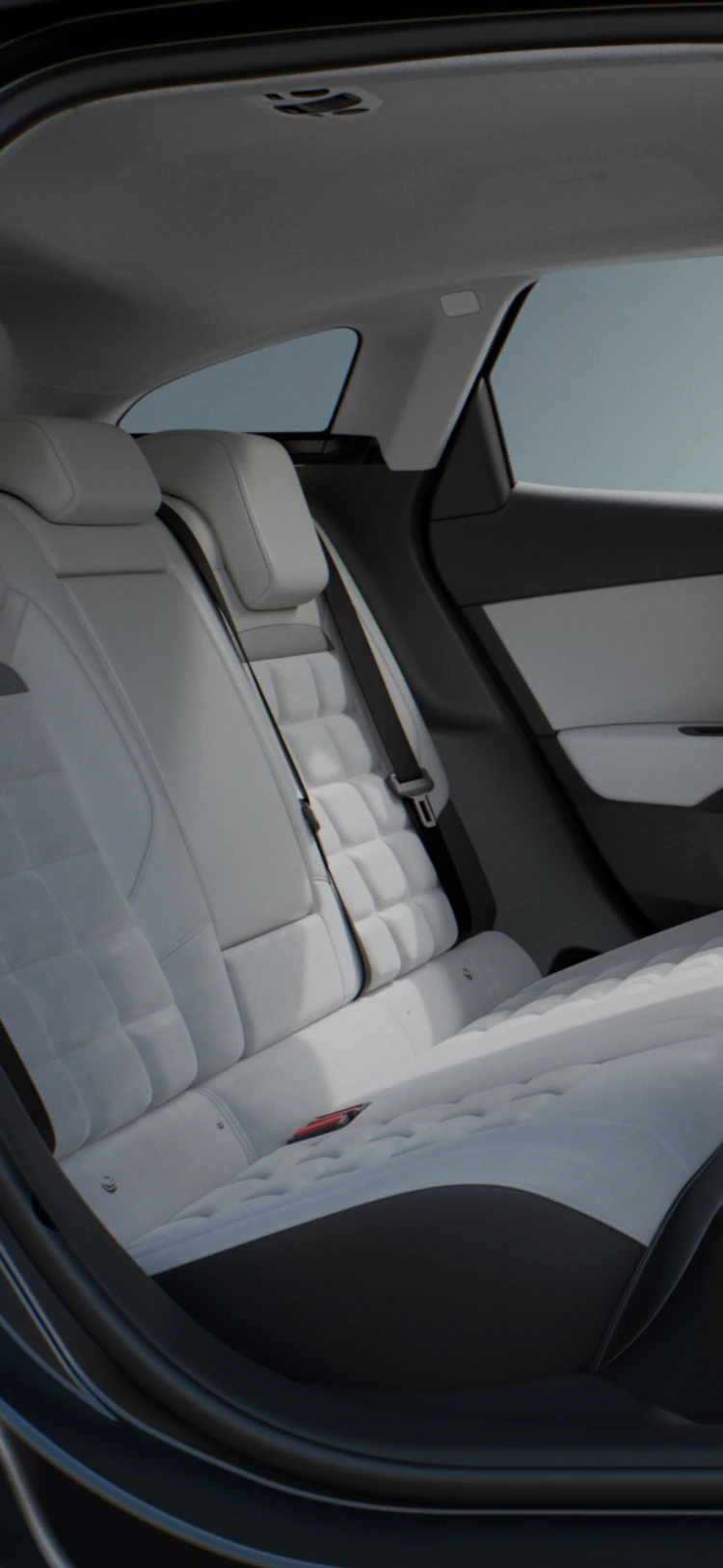 Nahaufnahme des Citroën C4 X Rücklicht-Designs beleuchtet in warmem Sonnenuntergangslicht